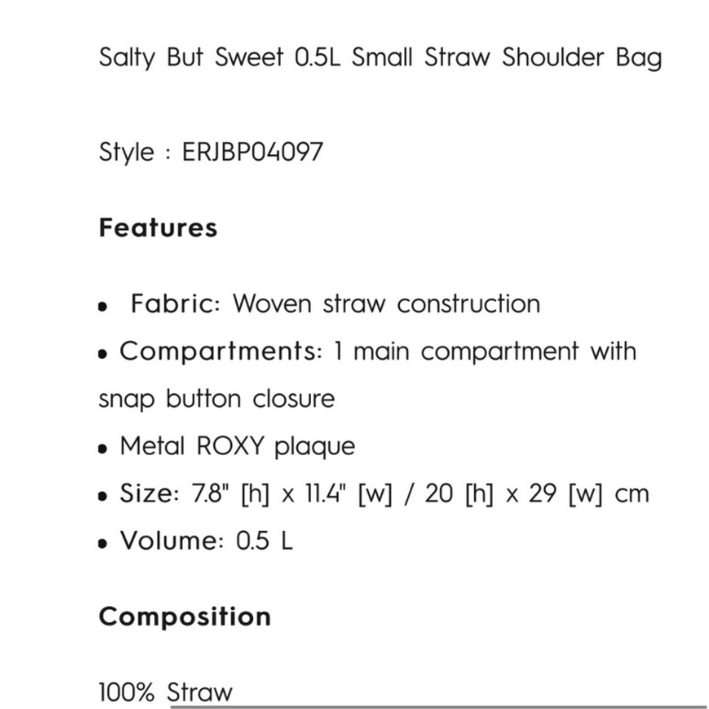 Roxy Straw Crossbody Clutch with Pink Accent - Picture 5 of 5
